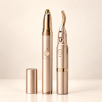 2 in 1 Electric Heating Eyelash Curler with Eyebrow Trimmer