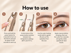2 in 1 Electric Heating Eyelash Curler with Eyebrow Trimmer